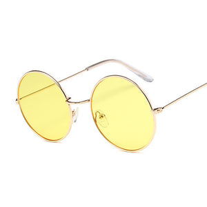 Retro round sunglasses